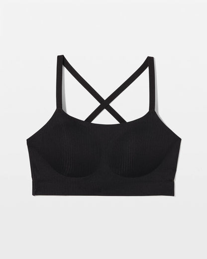 Rib Adjustable Bralette - BLACK | Soma Women