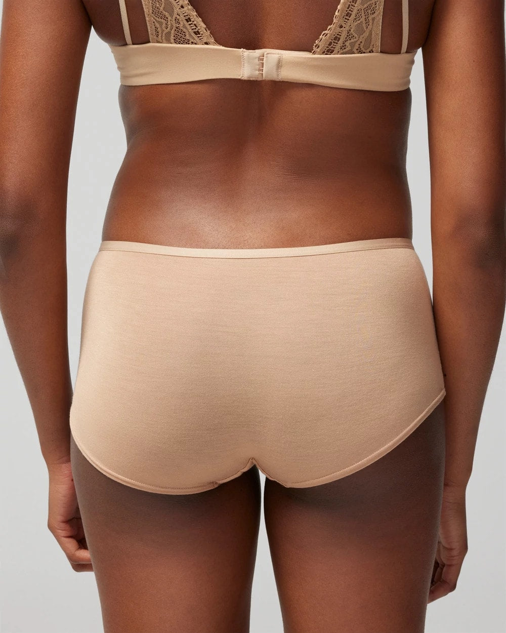Boyshort Panty with Enchanting Lace - WARM AMBER | Soma Women