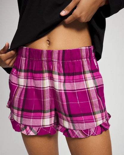 Pajama Set - FASHIONABLY PLAID MAGENTA | Soma Women