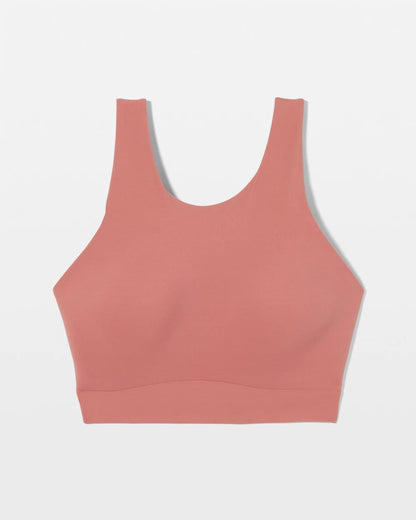High-Neck Yoga Bra - CLAY ROSE | Soma Women