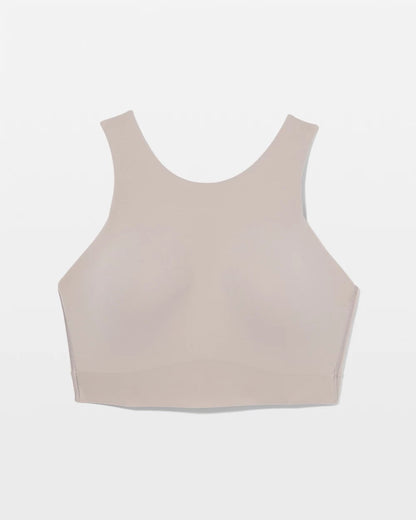 High-Neck Yoga Bra - SILVER TAUPE | Soma Women