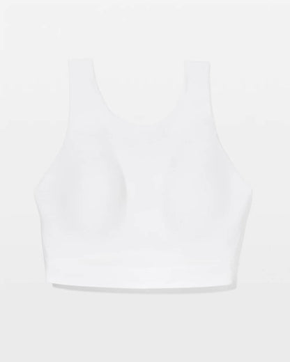 High-Neck Yoga Bra - OPTIC WHITE | Soma Women