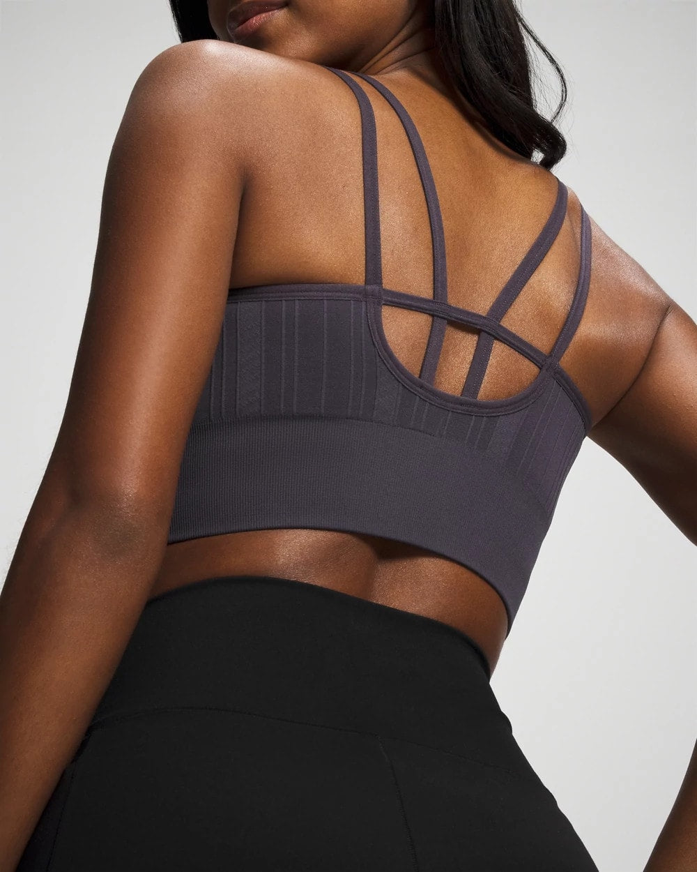 Seamless Bra With Strappy Back - GRAY INK | Soma Women