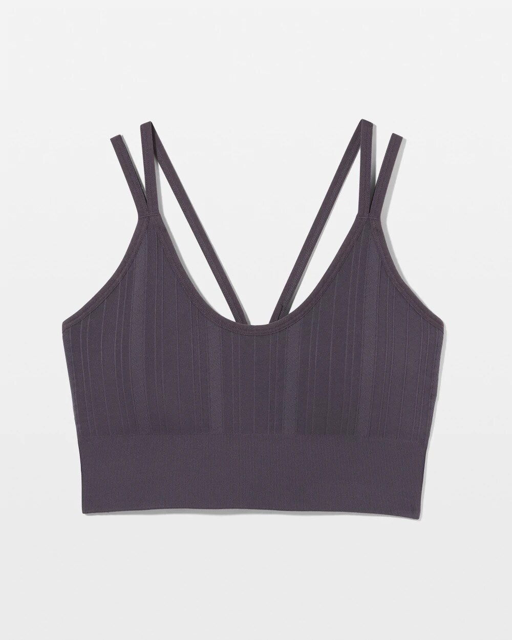Seamless Bra With Strappy Back - GRAY INK | Soma Women