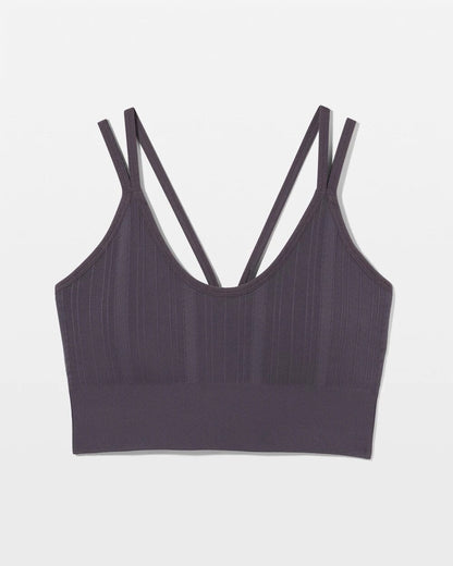 Seamless Bra With Strappy Back - GRAY INK | Soma Women