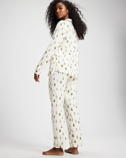 Ankle Pajama Pant - FESTIVE FIRS CHAMP DREAMS | Soma Women