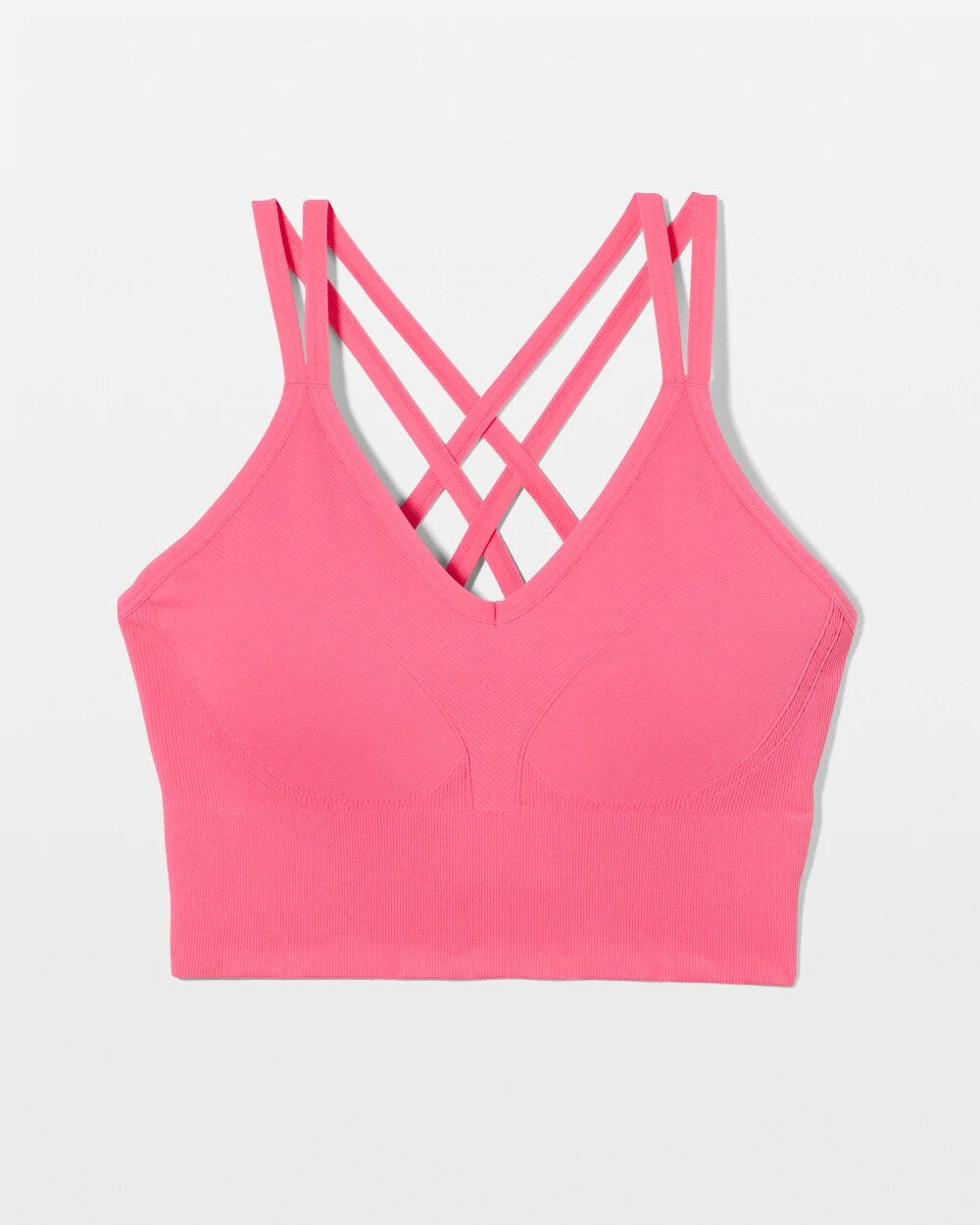 Longline Bra with Strappy Back - CAMELLIA ROSE | Soma Women