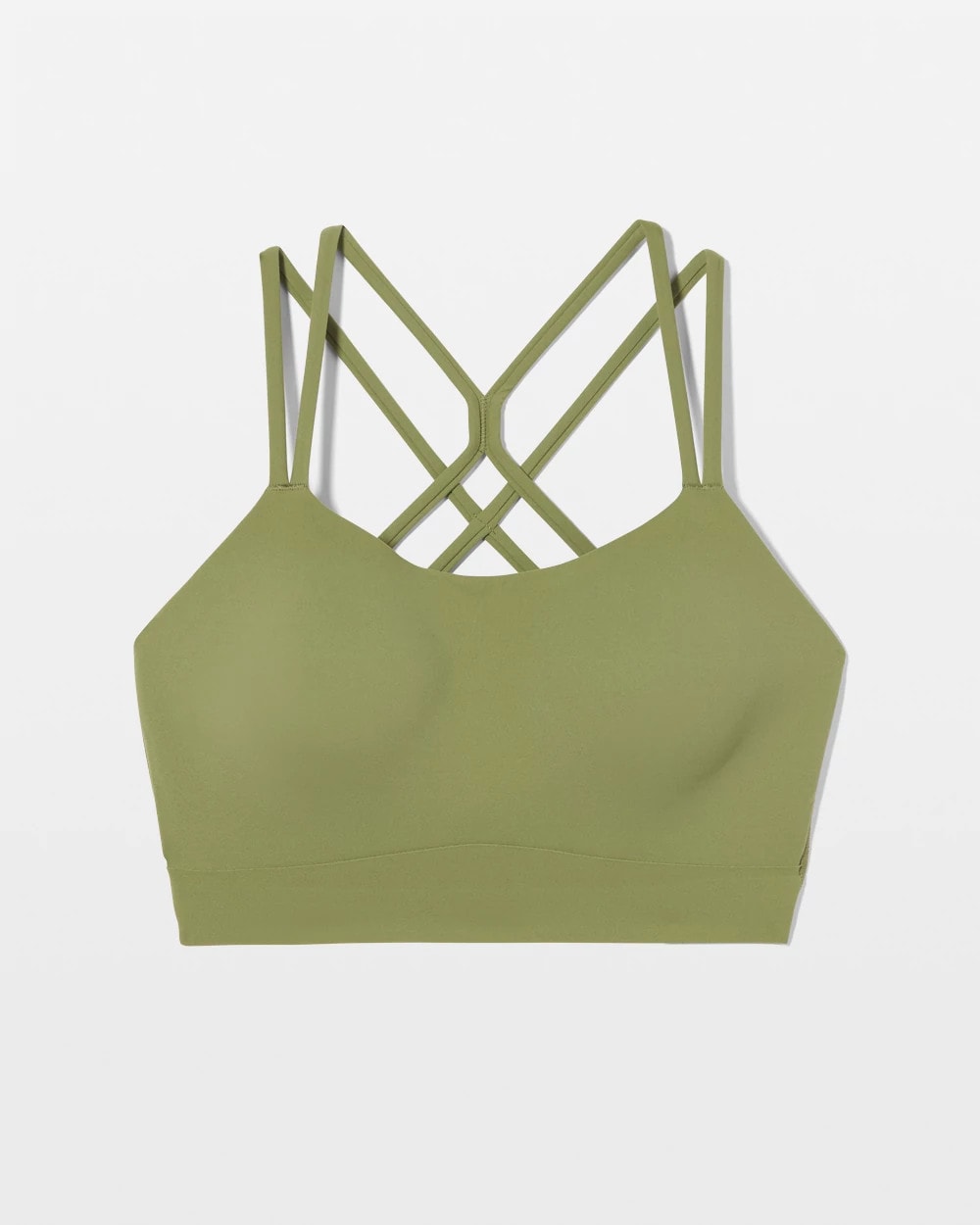 Racerback Yoga Bra - VETIVER GREEN | Soma Women