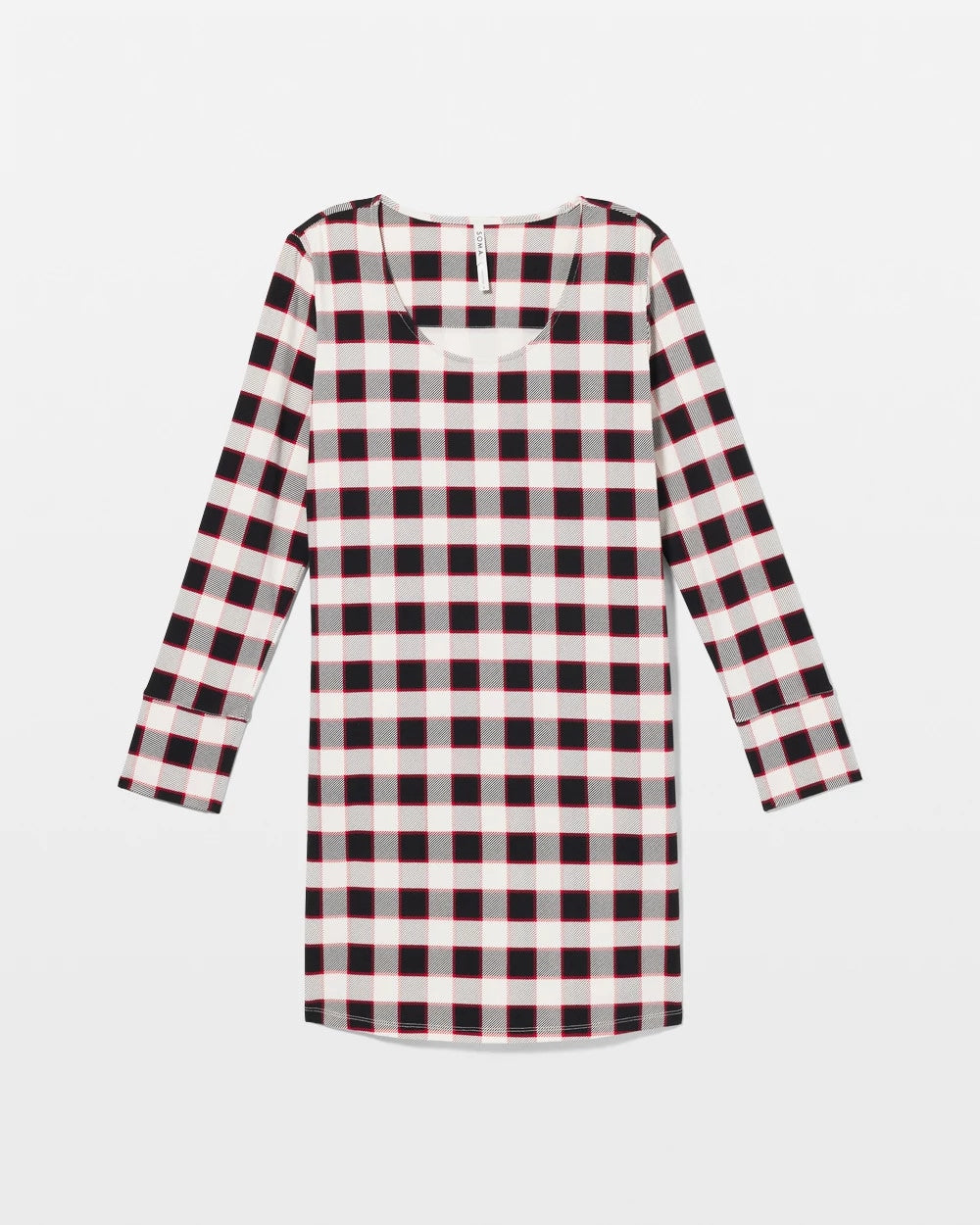 Long-Sleeve Sleepshirt - DREAMSCAPE PLAID BLACK | Soma Women