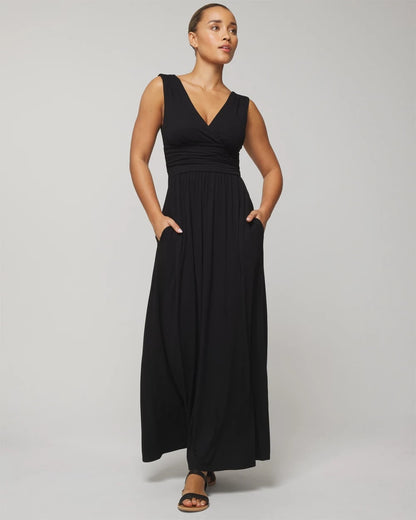 Goddess Maxi Bra Dress - BLACK | Soma Women