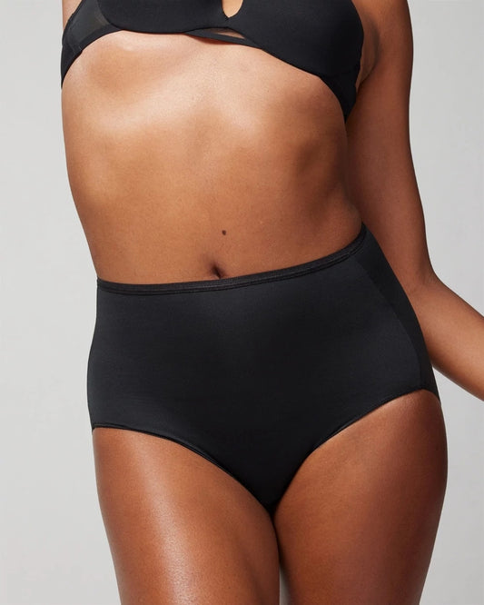 High-Waist Brief Panty - BLACK | Soma Women