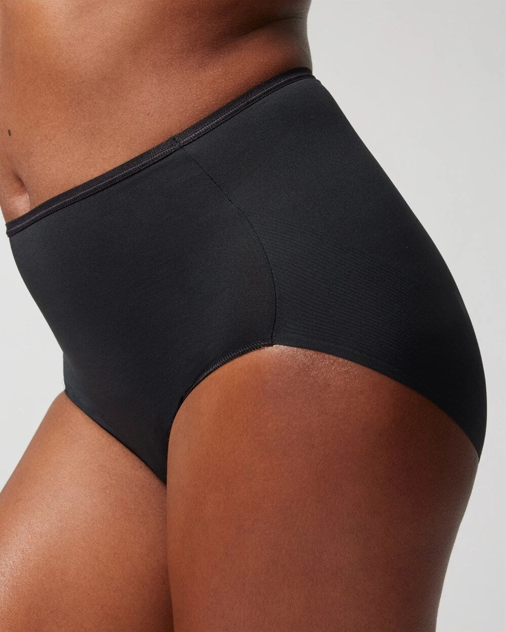 High-Waist Brief Panty - BLACK | Soma Women