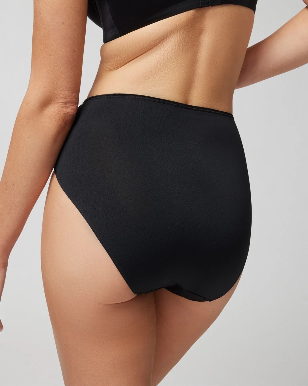 Modern Brief Panty with Lace - BLACK | Soma Women