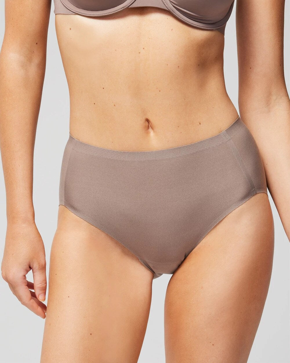 Soft Stretch Modern Brief Panty - MOCHACCINO | Soma Women