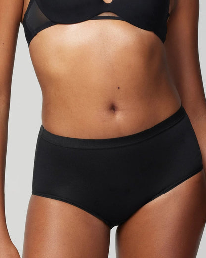 Cotton Modern Brief Panty - BLACK | Soma Women
