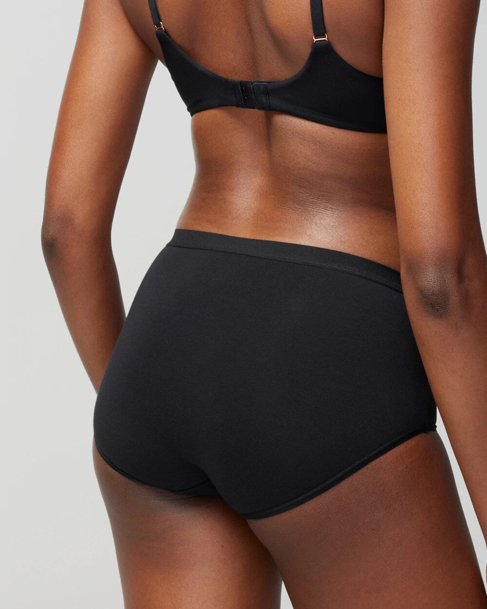 Cotton Modern Brief Panty - BLACK | Soma Women