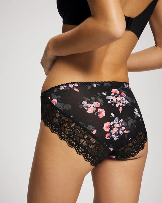 Lace Hipster - FLORAL DREAMS BLACK MINI | Soma Women