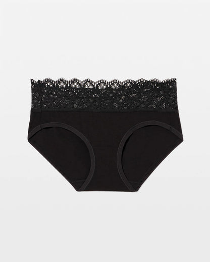 Hipster Panty with Enchanting Lace - BLACK | Soma Women