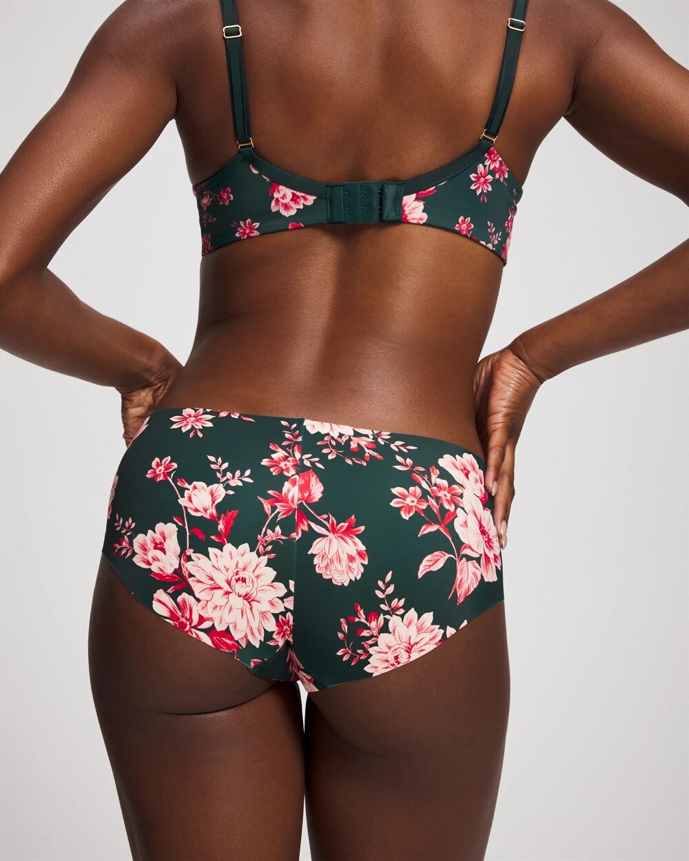 Hipster Panty - COTTAGE FLORAL MINI GREEN | Soma Women