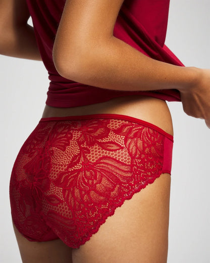 Lace Back Hipster Panty - PAINT THE TOWN RED | Soma Women