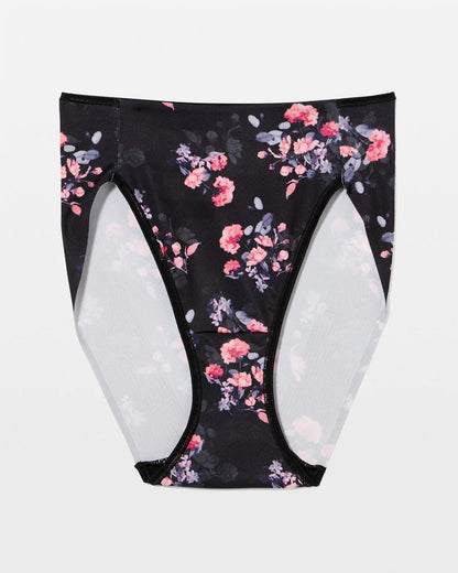 High-Leg Brief Panty - FLORAL DREAMS BLACK MINI | Soma Women