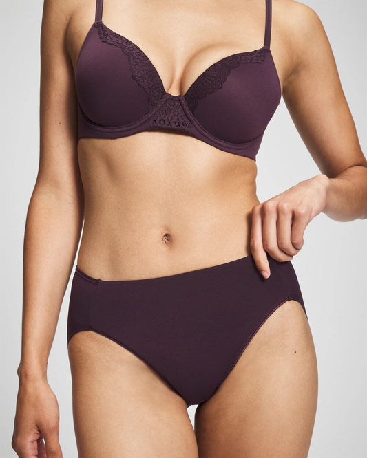 High-Leg Brief Panty - PLUM PERFECT | Soma Women