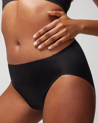 High-Leg Brief Panty - BLACK | Soma Women