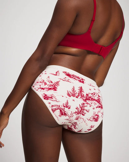 Cotton High-Leg Panty - ENCHANTED TOILE CHAMPAGNE | Soma Women