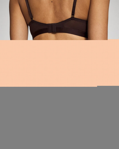 Embraceable High-Leg Brief Panty with Super Soft Signature Lace - CHOC PLUM W DTM FOIL | Soma Women