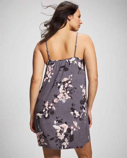 Lace Chemise - FLORAL DREAMS GRAY | Soma Women