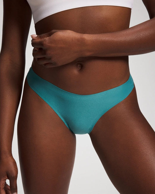 Soft Stretch Thong Panty - CERULEAN TEAL | Soma Women