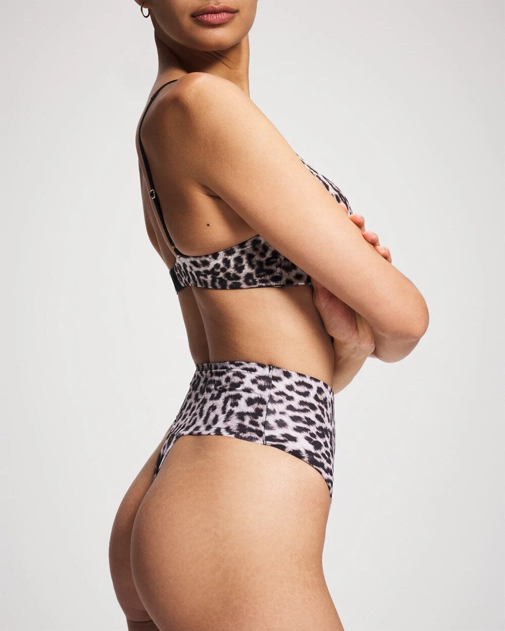 Tummy High-Waist Thong Panty - DIVINE LEOPARD MINI TAUPE | Soma Women