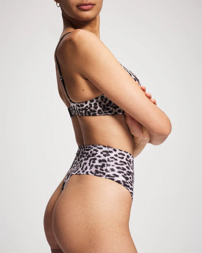 Tummy High-Waist Thong Panty - DIVINE LEOPARD MINI TAUPE | Soma Women
