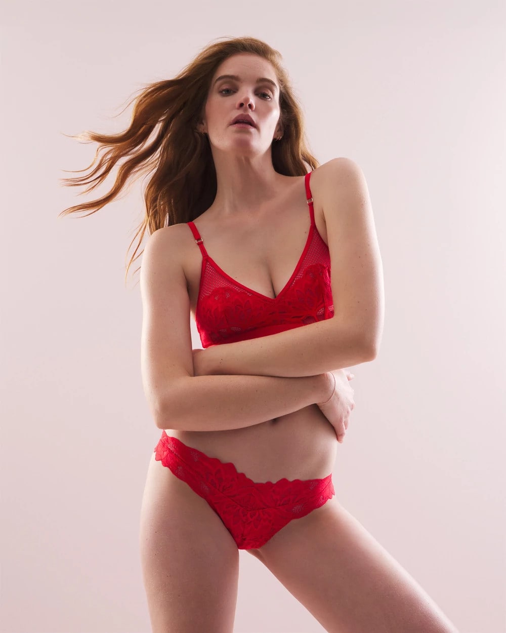 Tanga Panty with Lace - DARE ME RED | Soma Women