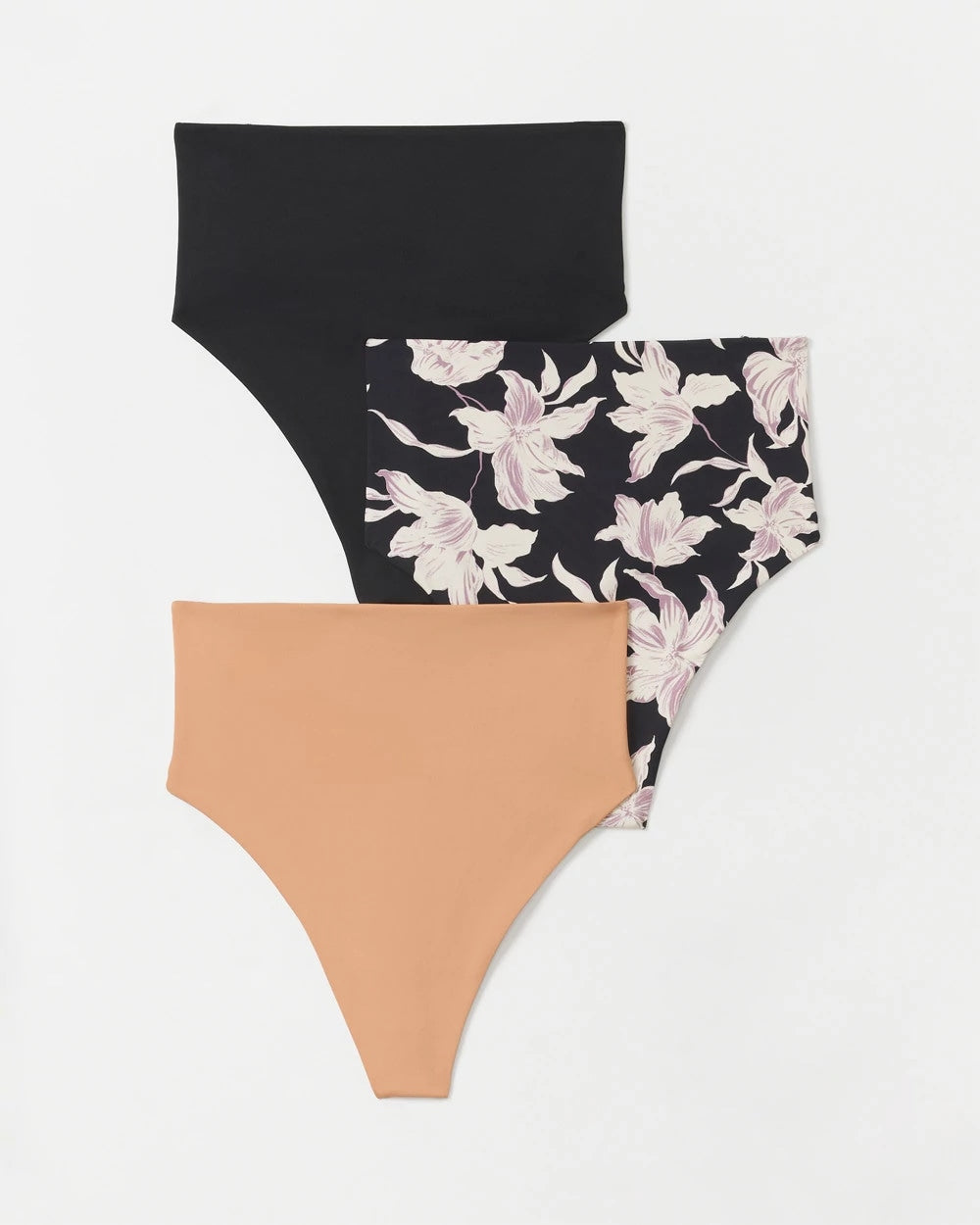 High-Waist Thong Panty 3 Pack - BLOOM BREEZE MULTIPACK | Soma Women