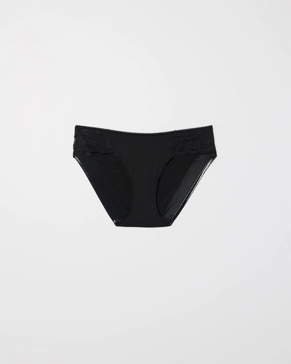 Bikini Panty with Lace - BLACK | Soma Women