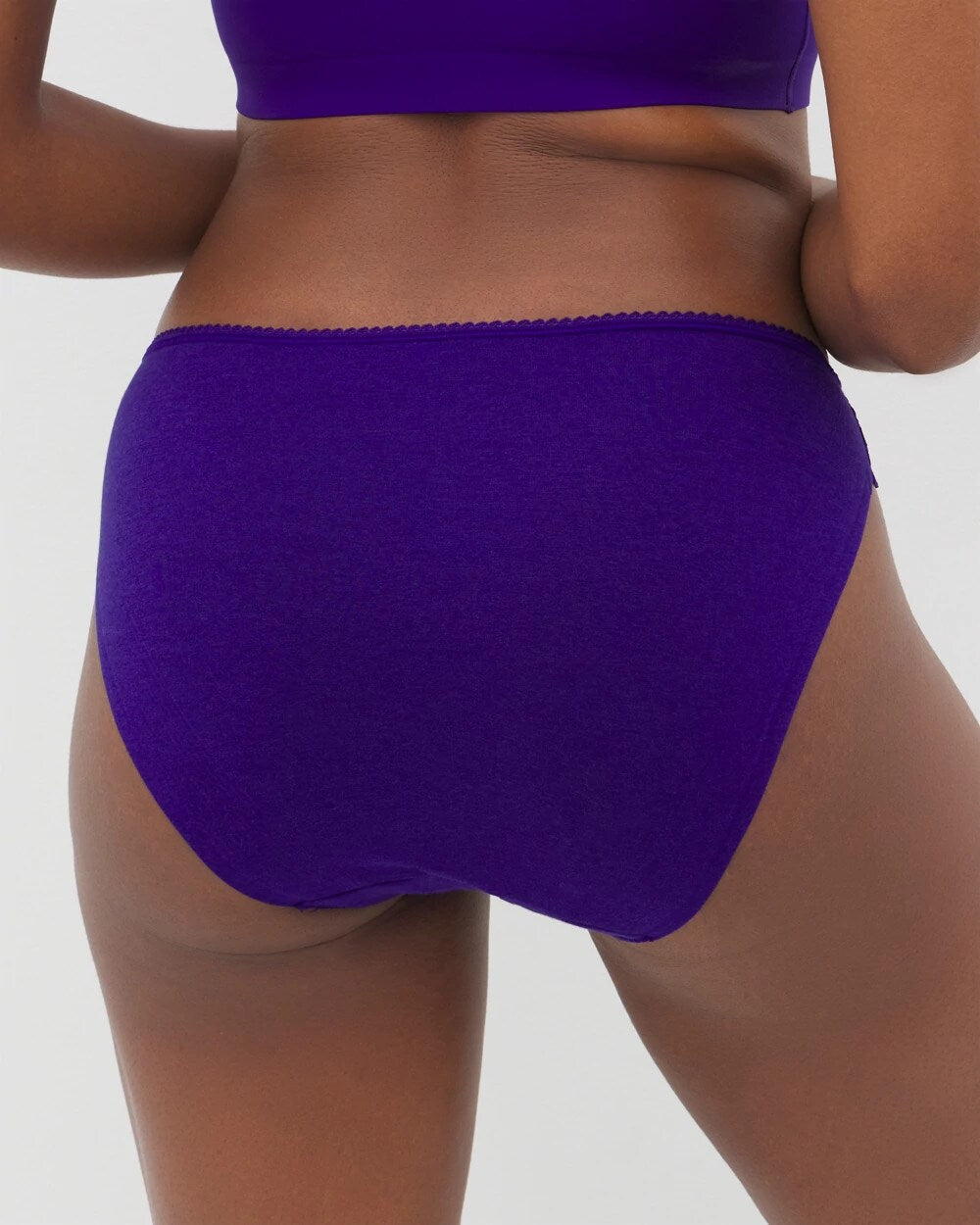 Cotton Blend Bikini Panty with Lace - PASSIONFLOWER | Soma Women