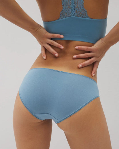 Bikini Panty with Lace - BLUE HEAVEN | Soma Women
