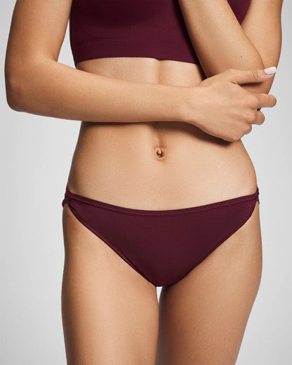 Lace Back Bikini Panty - VELVET PLUM | Soma Women