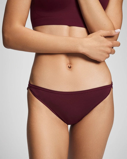 Lace Back Bikini Panty - VELVET PLUM | Soma Women