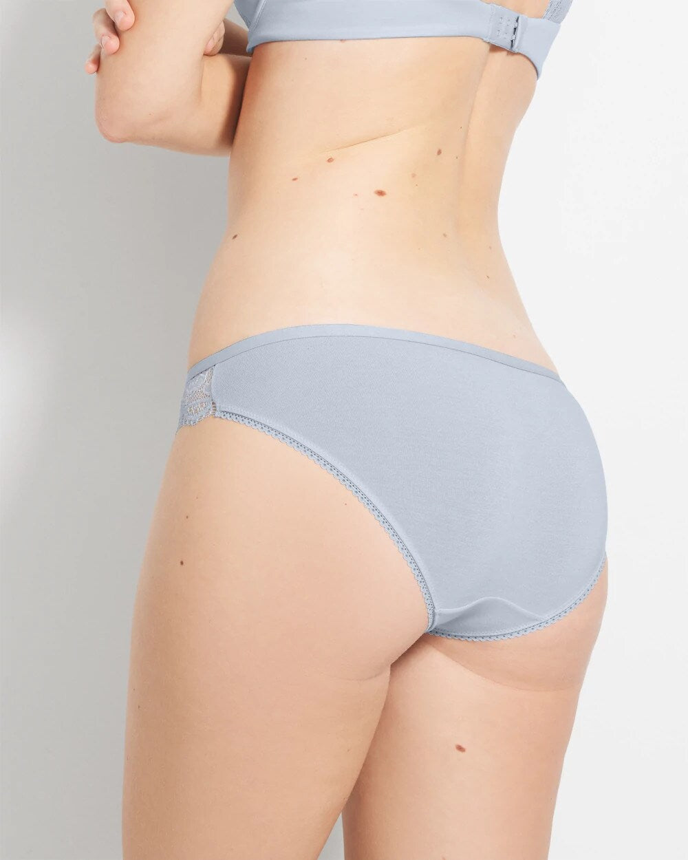 Bikini Panty with Enchanting Lace - BLUE MIST | Soma Women