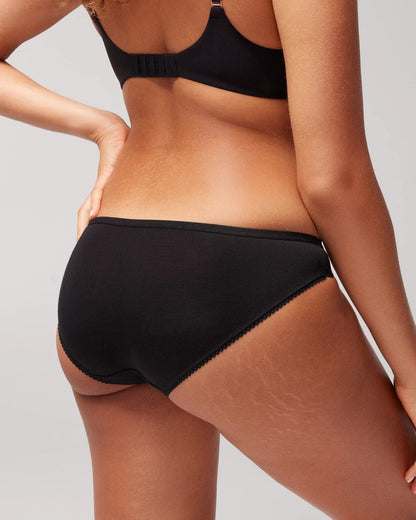 Bikini Panty with Enchanting Lace - BLACK | Soma Women