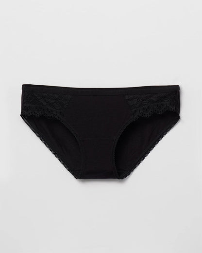 Bikini Panty with Enchanting Lace - BLACK | Soma Women