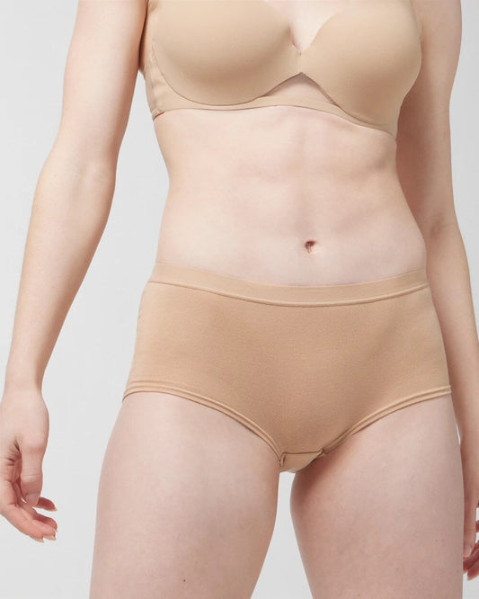 Cotton Boyshort Panty - WARM AMBER | Soma Women