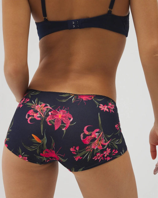 Lace Boyshort Panty - LE TIGRE FLORA MINI NAVY | Soma Women