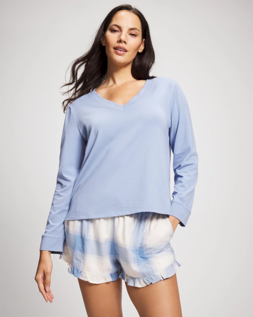 Pajama Set - LOOMED LANDSCAPE BLUE L | Soma Women