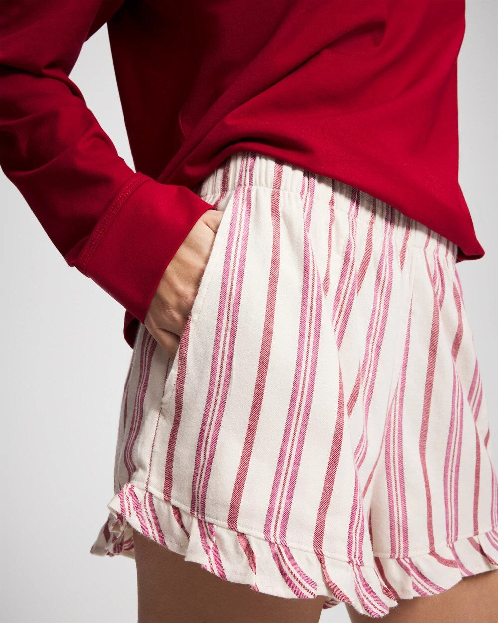 Pajama Set - SMART STRIPE CHAMPAGNE | Soma Women