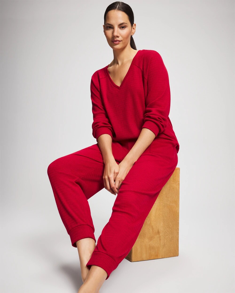 Banded Pajama Bottom - PAINT THE TOWN RED | Soma Women