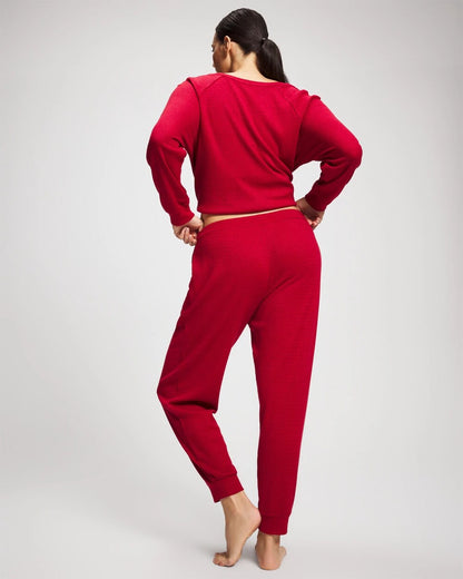 Banded Pajama Bottom - PAINT THE TOWN RED | Soma Women