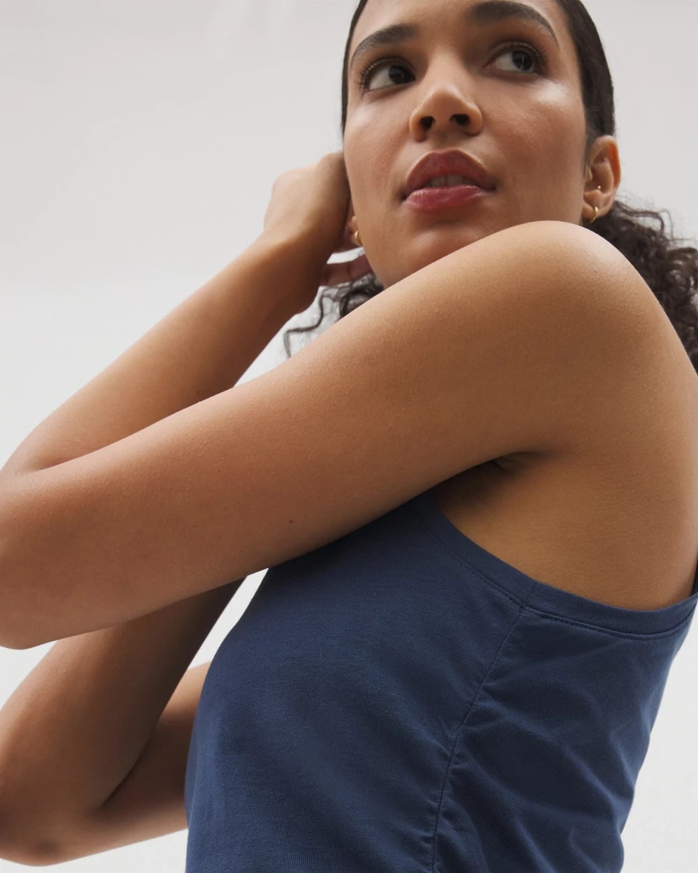 Ruched Pajama Tank - INK BLUE | Soma Women